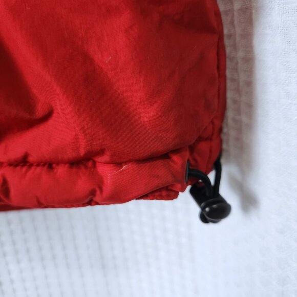 Tommy Hilfiger Down Puffer Vest Men's XL Red Pockets Toggle Waist Outdoor - Picture 11 of 14